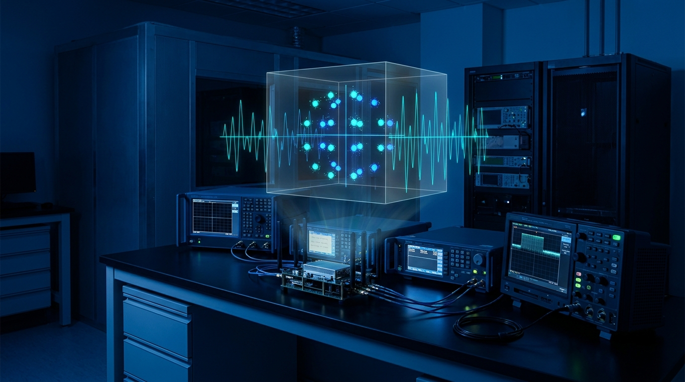 Modulation constellation and EVM measurement on a wideband signal