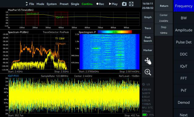 IQ Streaming mode in SpecICX